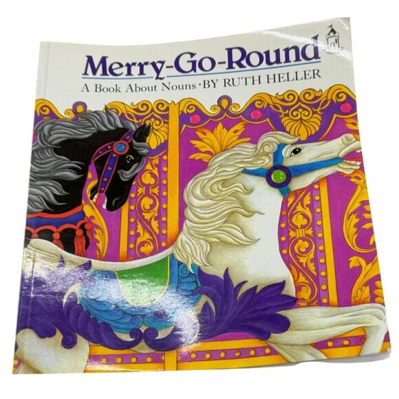 Merry go round by Ruth Heller paperback book sandcastle 1990 English READ - Picture 1 of 6